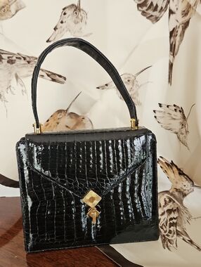 Genuine Alligator Vintage Sterling Handbag Co. Purse - Made in USA